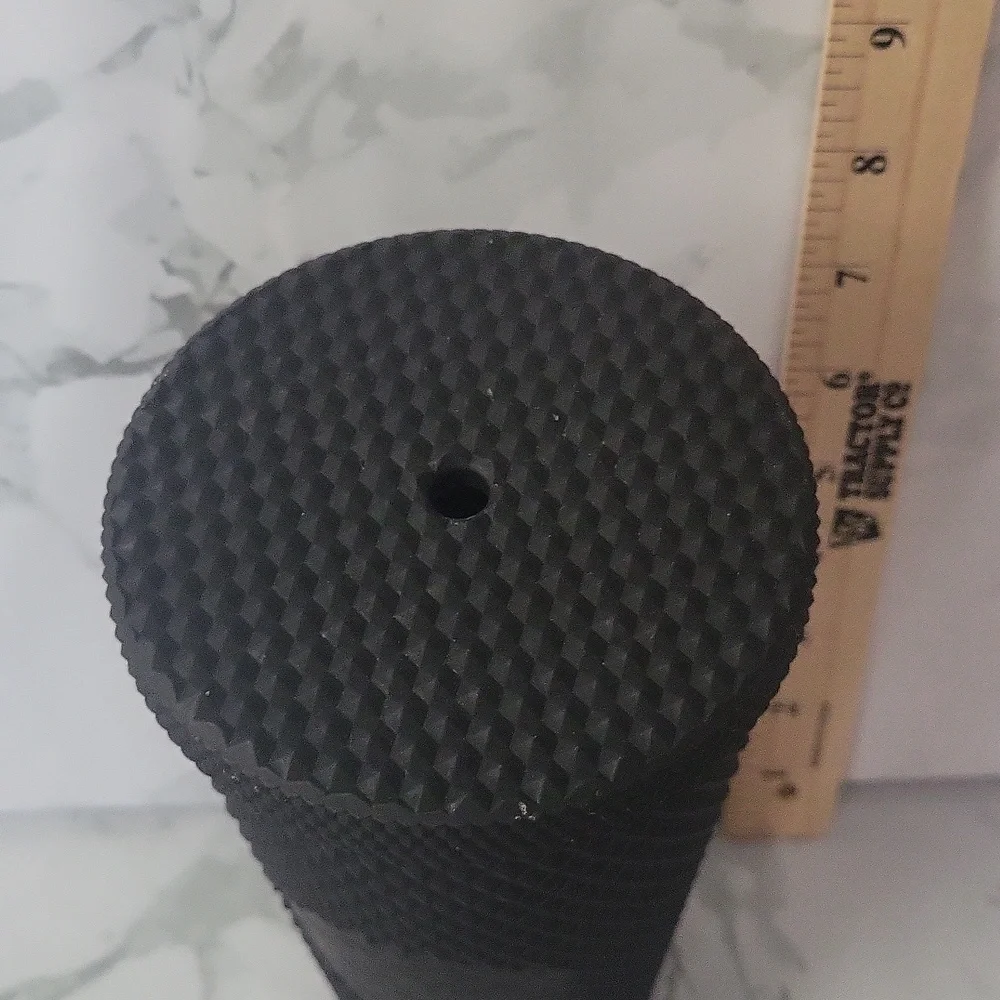 Starbucks Venti Tumbler Studded Matte Black Diamond Rubberized Cold Cup 24oz
